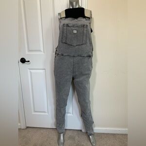 RIPTON & CO. Women's White Acid Overalls Sz Xl